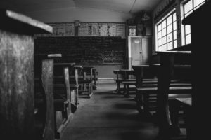 an empty classroom