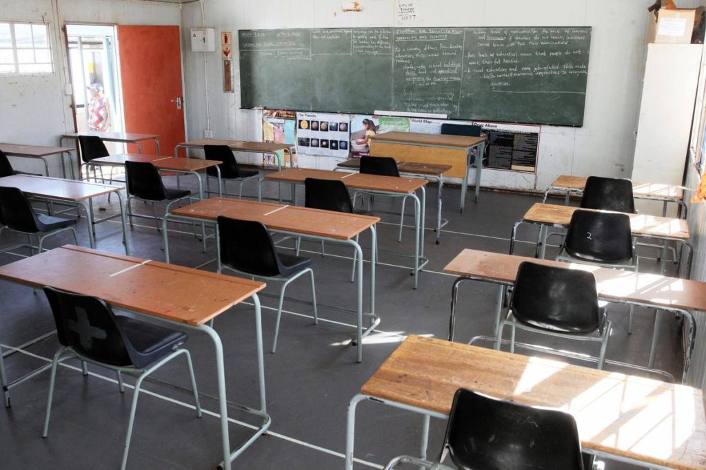 empty school classroom