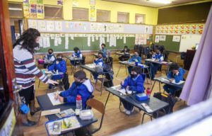 children in a classroom